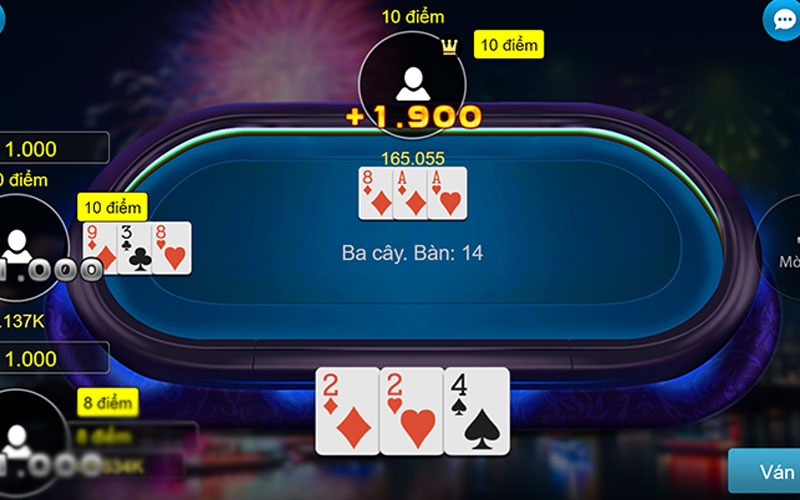 Game đánh bài online: Ba cây TDTC