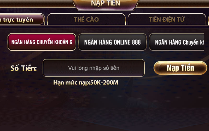 Hình thức thanh toán TDTC hiện có