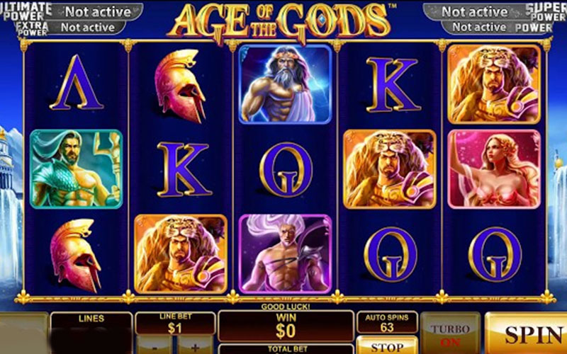 Vì sao slot game Age of the Gods tại TDTC lại được ưa chuộng?