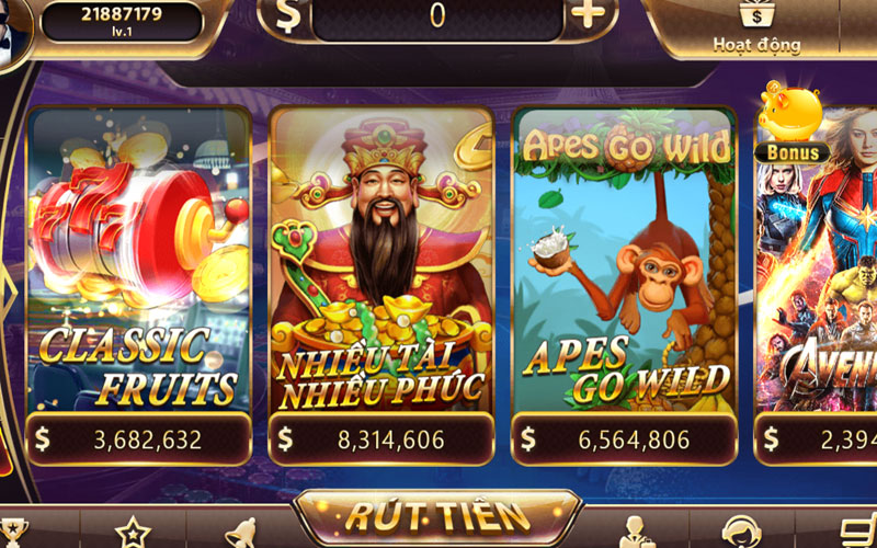 Đặc điểm nổi bật của slot game trực tuyến tại TDTC