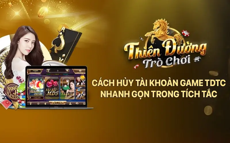 3 cách hủy tài khoản game đơn giản tại TDTC