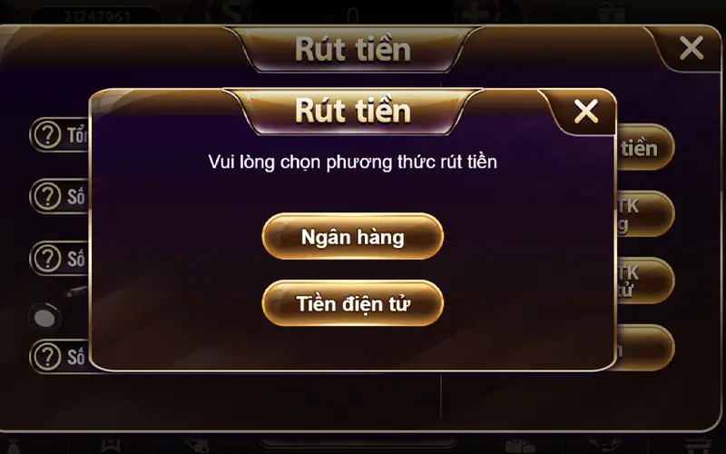 Cách rút tiền từ game nổ hũ TDTC cho chiếu mới