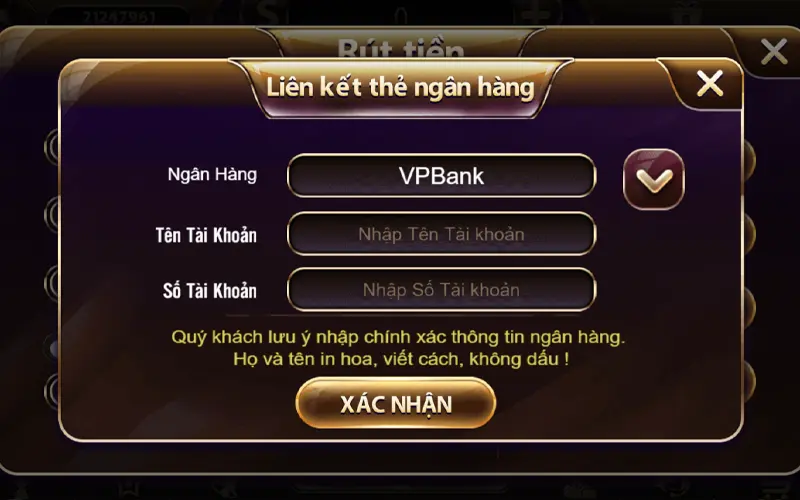Lưu ý khi bet thủ rút tiền từ game nổ hũ TDTC